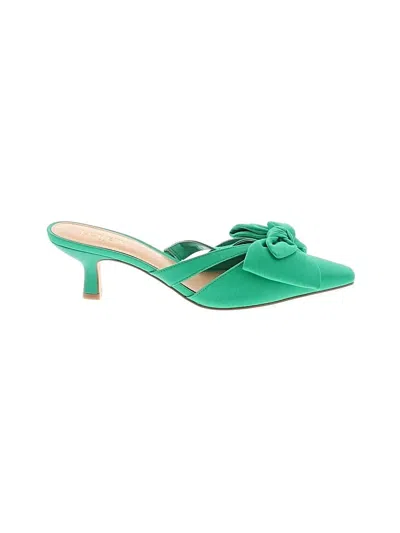 Pre-owned Jcrew Mule/clog In Green