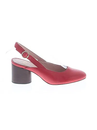 Pre-owned Jcrew Mule/clog In Red