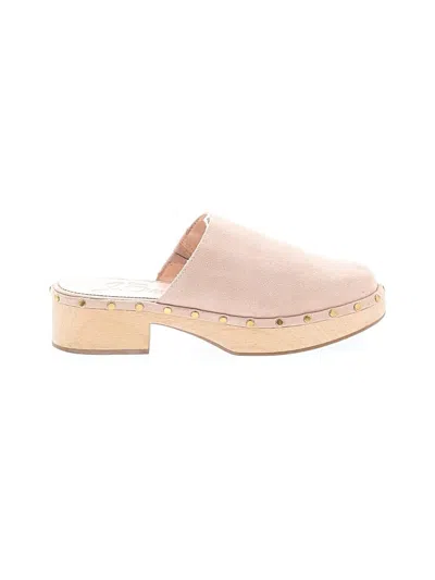 Pre-owned Jcrew Mule/clog In Tan