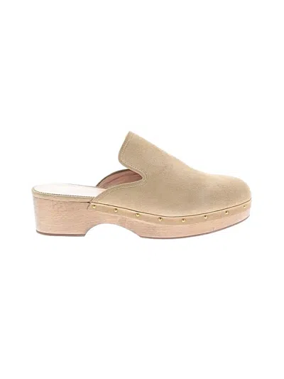Pre-owned Jcrew Mule/clog In Tan