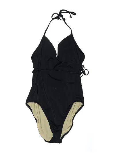 Pre-owned Jcrew One Piece Swimsuit In Black