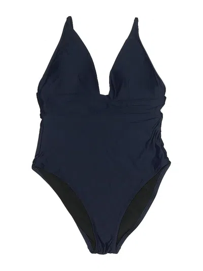 Pre-owned Jcrew One Piece Swimsuit In Black