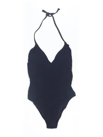 Pre-owned Jcrew One Piece Swimsuit In Black