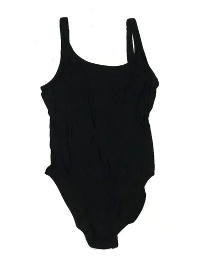 Pre-owned Jcrew One Piece Swimsuit In Black