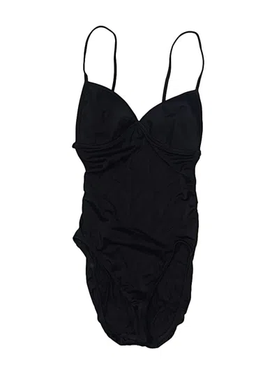 Pre-owned Jcrew One Piece Swimsuit In Black