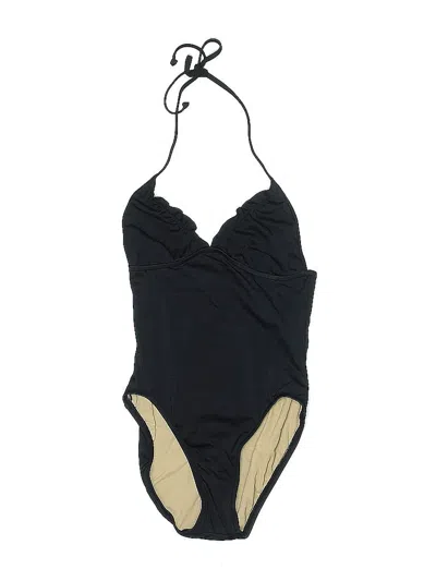 Pre-owned Jcrew One Piece Swimsuit In Black