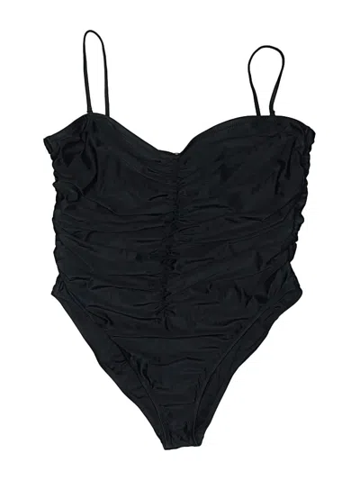 Pre-owned Jcrew One Piece Swimsuit In Black