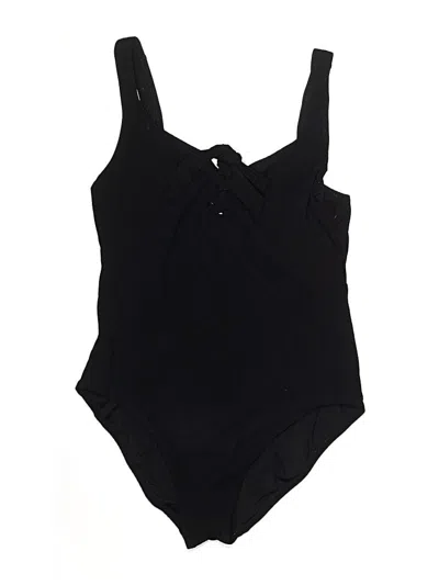 Pre-owned Jcrew One Piece Swimsuit In Black