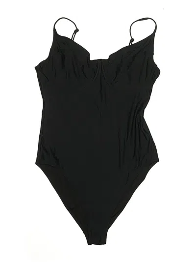 Pre-owned Jcrew One Piece Swimsuit In Black