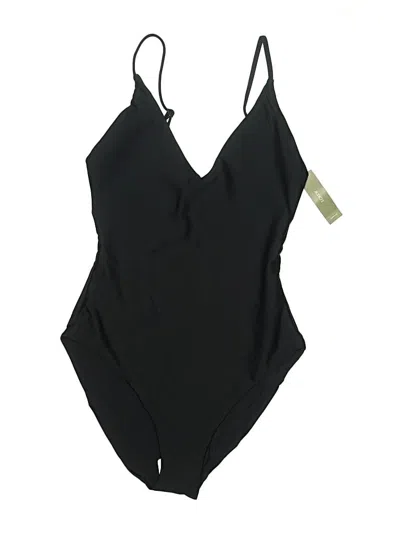 Pre-owned Jcrew One Piece Swimsuit In Black