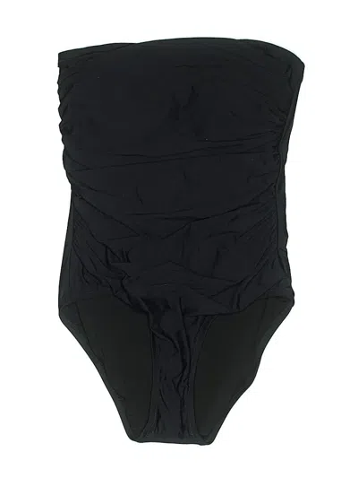 Pre-owned Jcrew One Piece Swimsuit In Black