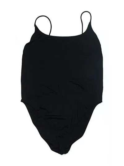 Pre-owned Jcrew One Piece Swimsuit In Black