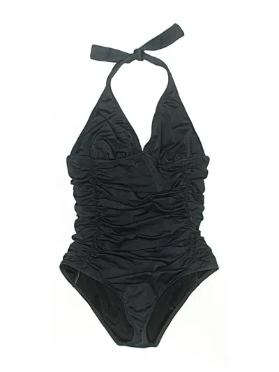 Pre-owned Jcrew One Piece Swimsuit In Black