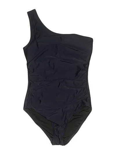 Pre-owned Jcrew One Piece Swimsuit In Black