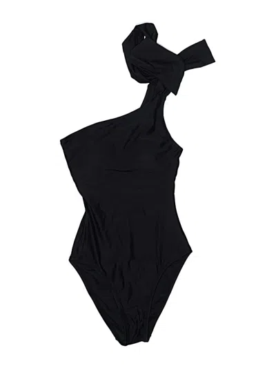 Pre-owned Jcrew One Piece Swimsuit In Black