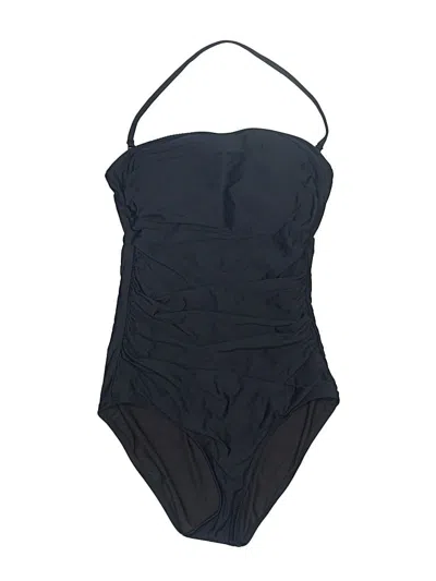 Pre-owned Jcrew One Piece Swimsuit In Black