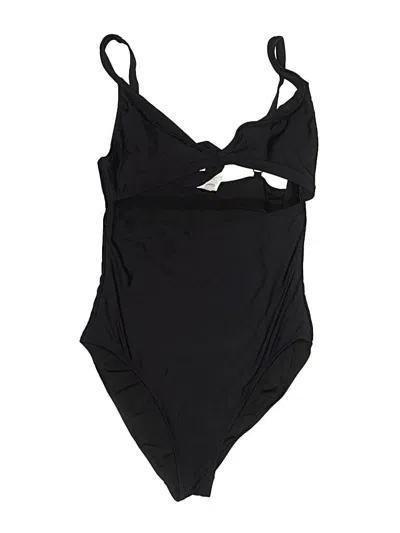 Pre-owned Jcrew One Piece Swimsuit In Black