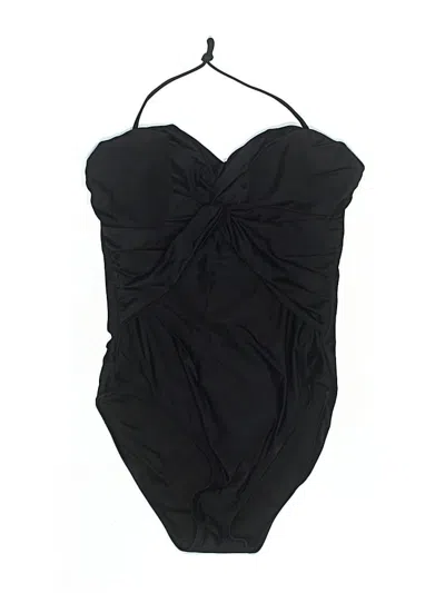 Pre-owned Jcrew One Piece Swimsuit In Black