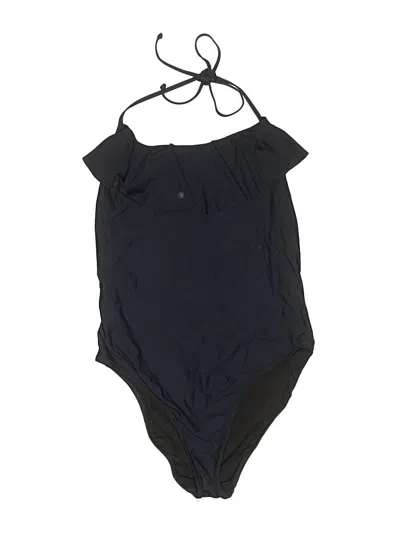 Pre-owned Jcrew One Piece Swimsuit In Black