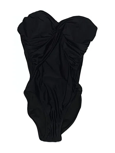 Pre-owned Jcrew One Piece Swimsuit In Black