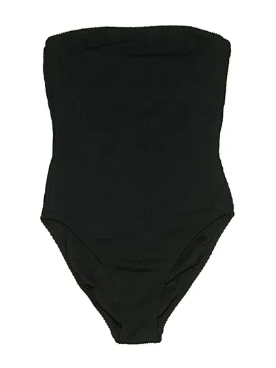 Pre-owned Jcrew One Piece Swimsuit In Black
