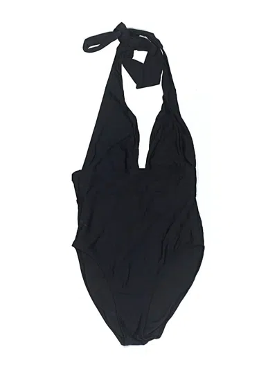 Pre-owned Jcrew One Piece Swimsuit In Black