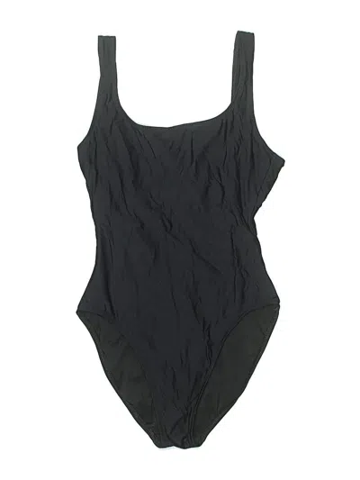 Pre-owned Jcrew One Piece Swimsuit In Black
