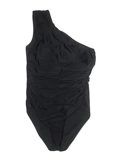 Pre-owned Jcrew One Piece Swimsuit In Black