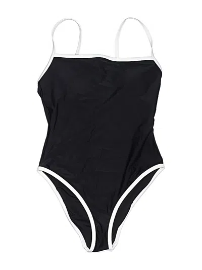 Pre-owned Jcrew One Piece Swimsuit In Black