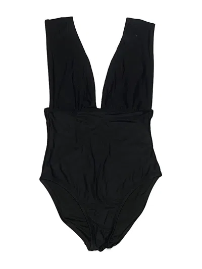 Pre-owned Jcrew One Piece Swimsuit In Black