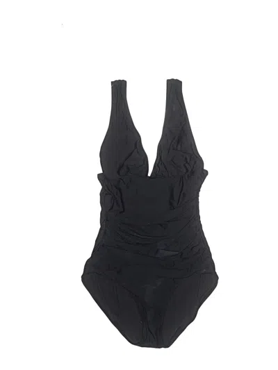 Pre-owned Jcrew One Piece Swimsuit In Black