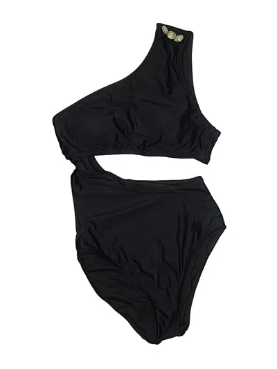 Pre-owned Jcrew One Piece Swimsuit In Black