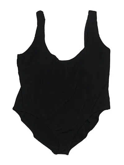 Pre-owned Jcrew One Piece Swimsuit In Black