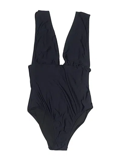 Pre-owned Jcrew One Piece Swimsuit In Black