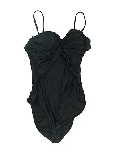 Pre-owned Jcrew One Piece Swimsuit In Black
