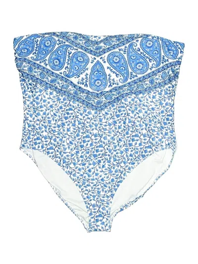 Jcrew One Piece Swimsuit In Blue