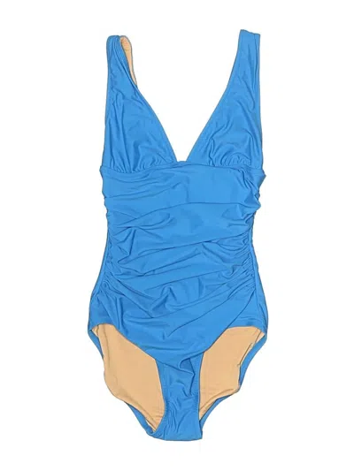 Jcrew One Piece Swimsuit In Blue