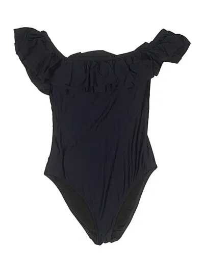 Pre-owned Jcrew One Piece Swimsuit In Blue