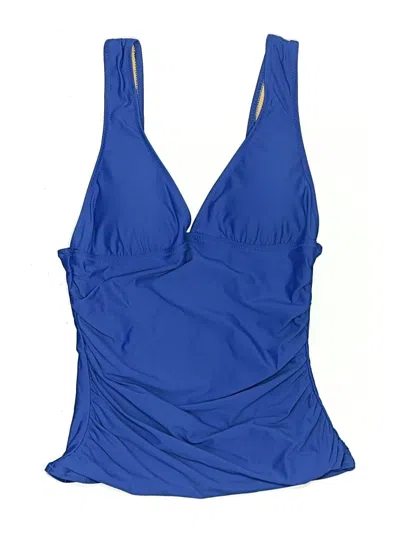 Pre-owned Jcrew One Piece Swimsuit In Blue