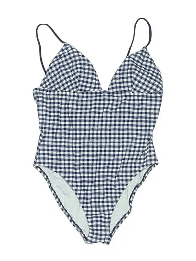 Jcrew One Piece Swimsuit In Blue