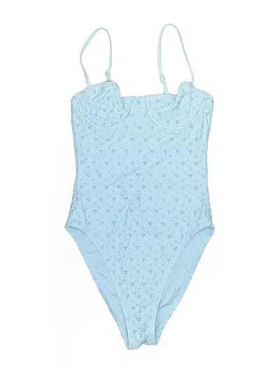 Jcrew One Piece Swimsuit In Blue
