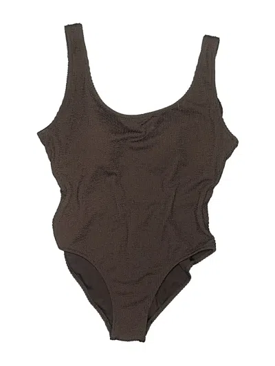 Pre-owned Jcrew One Piece Swimsuit In Brown