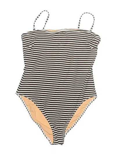 Jcrew One Piece Swimsuit In Brown