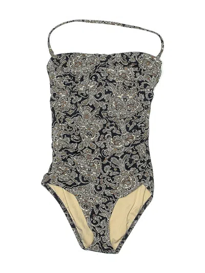Pre-owned Jcrew One Piece Swimsuit In Gold