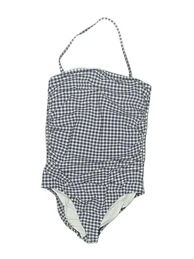 Pre-owned Jcrew One Piece Swimsuit In Gray
