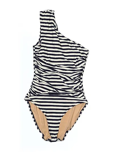Pre-owned Jcrew One Piece Swimsuit In Ivory