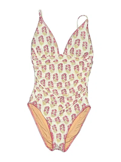 Jcrew One Piece Swimsuit In Ivory