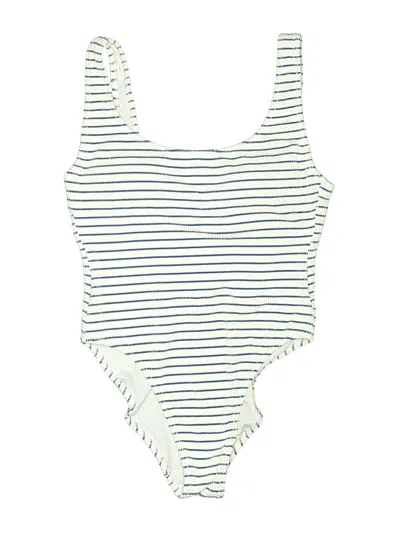 Pre-owned Jcrew One Piece Swimsuit In Ivory