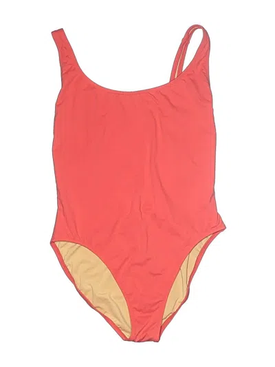 Pre-owned Jcrew One Piece Swimsuit In Orange