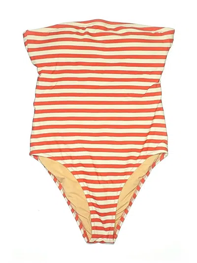 Pre-owned Jcrew One Piece Swimsuit In Orange